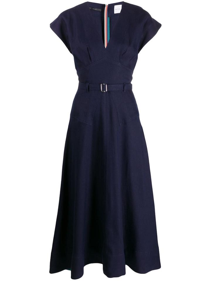 Paul Smith Wrap Dress - Blue