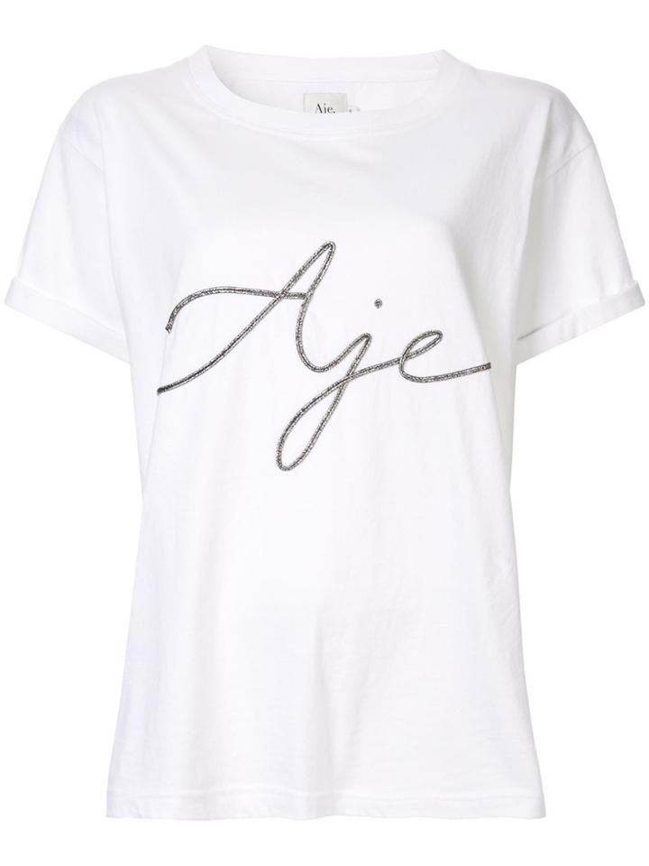 Aje Printed T-shirt - White