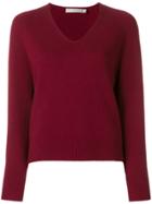 Vince V-neck Sweater - Red