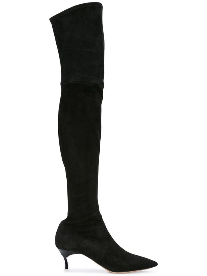 Casadei Otk Hi Heel Boot - Black
