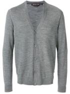 Michael Kors V-neck Buttoned Cardigan - Grey