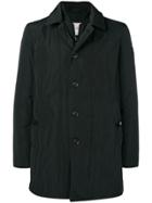 Peuterey Single Breasted Layered Coat - Black