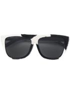 Saint Laurent Eyewear Cow Sunglasses - White