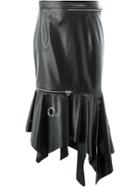 Monse Asymmetric Zipped Skirt - Black