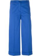 P.a.r.o.s.h. Colty Trousers, Women's, Blue, Cotton/spandex/elastane