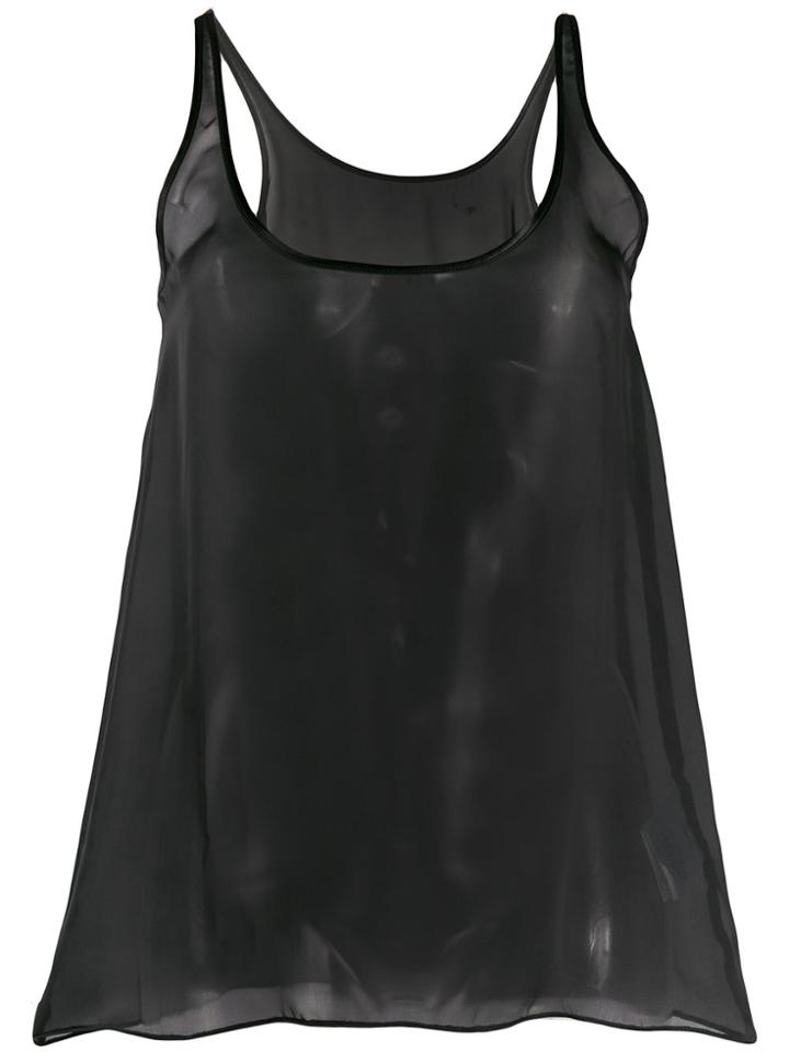 Styland Loose Fit Tank Top - Black