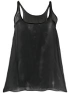 Styland Loose Fit Tank Top - Black