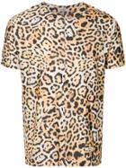 Blouse Leopard Print T-shirt - Yellow