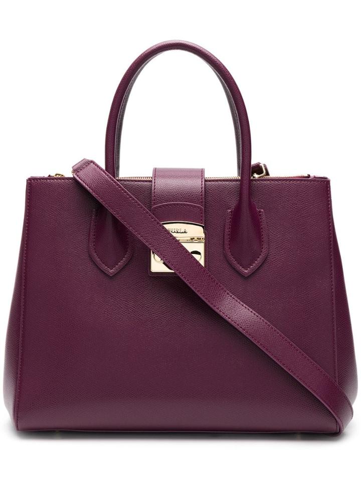 Furla Metropolis Medium Tote Bag - Purple