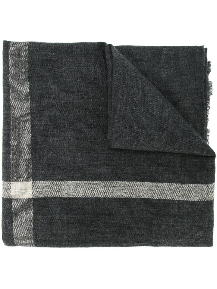 Jac+ Jack Contrast Light Scarf - Brown
