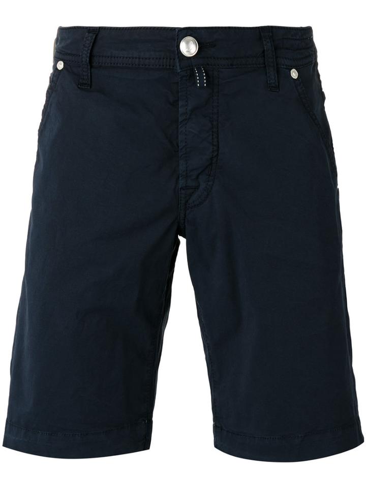 Jacob Cohen Chino Shorts, Men's, Size: 33, Blue, Cotton/spandex/elastane