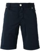 Jacob Cohen Chino Shorts, Men's, Size: 33, Blue, Cotton/spandex/elastane