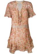 Coach Retro Floral Print Dress - Brown