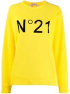 Nº21 Logo Printed Sweatshirt - Yellow
