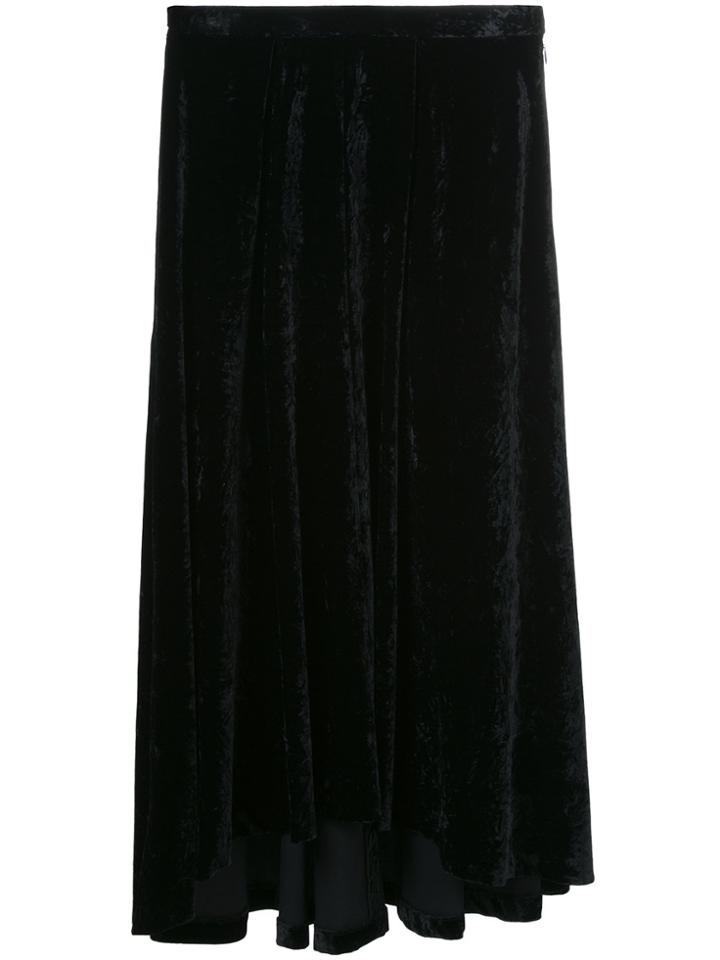 Le Ciel Bleu Pleated Skirt - Black
