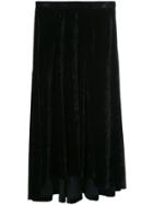 Le Ciel Bleu Pleated Skirt - Black