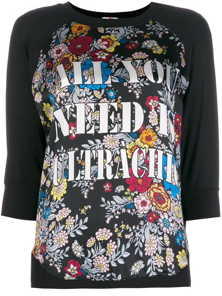 Ultràchic All You Need Raglan Top - Black