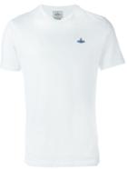 Vivienne Westwood Man Embroidered Orb T-shirt, Men's, Size: Xxl, White, Cotton
