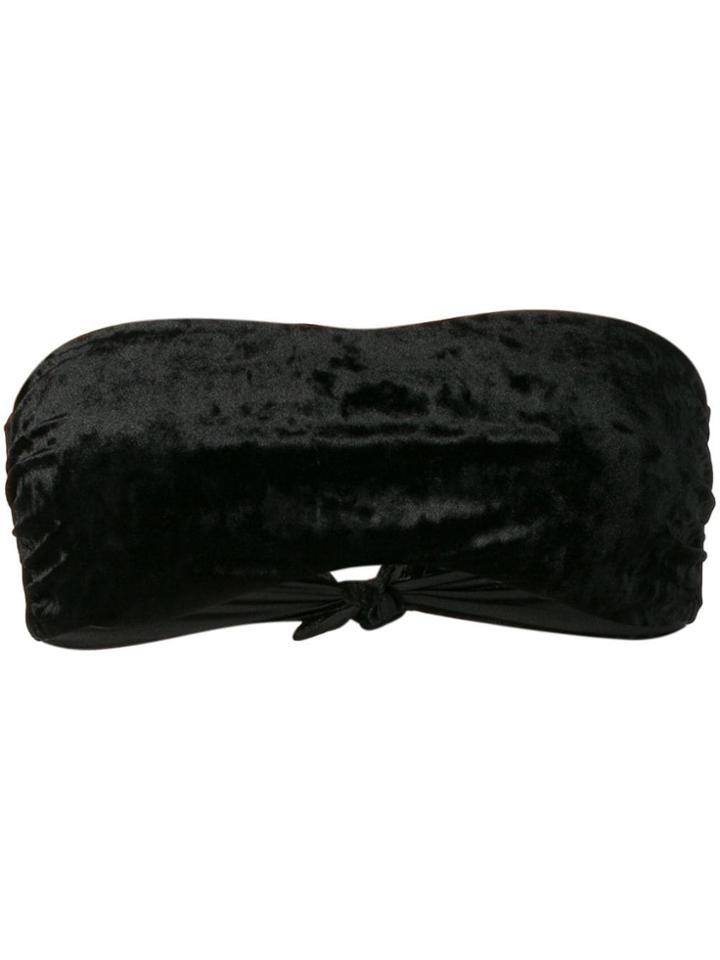 Fisico Strapless Bikini Top - Black