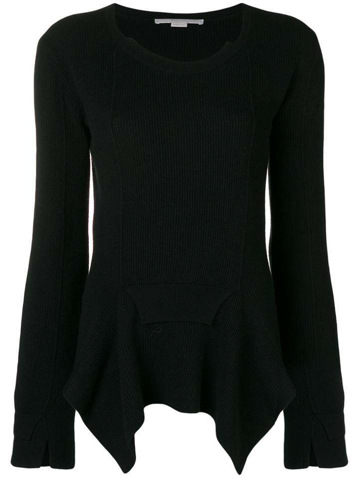 Stella Mccartney Asymmetric Hem Jumper - Black