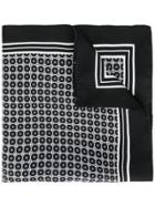 Dolce & Gabbana Geometric Print Pocket Square - Black
