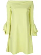 Chiara Boni La Petite Robe Berit Off Shoulder Dress - Green