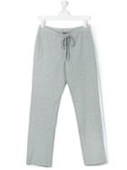 Roberto Cavalli Kids - Teen Track Trousers - Kids - Cotton/elastodiene - 14 Yrs, Boy's, Grey