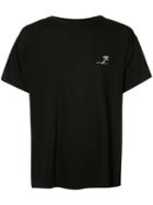 The Elder Statesman Palm Tree T-shirt, Men's, Size: Large, Black, Cotton