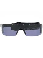 Moschino Eyewear Oversized Mask Sunglasses - Black