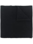 Lamberto Losani Soft Knit Scarf - Black
