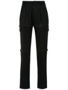 Reinaldo Lourenço Textured Trousers - Black