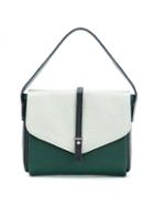 Sarah Chofakian Leather Clutch, Women's, Green