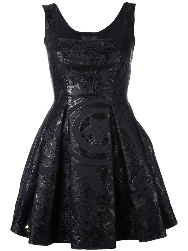 Philipp Plein 'do Ut Des' Dress, Women's, Size: Xs, Black, Polyester/polyamide
