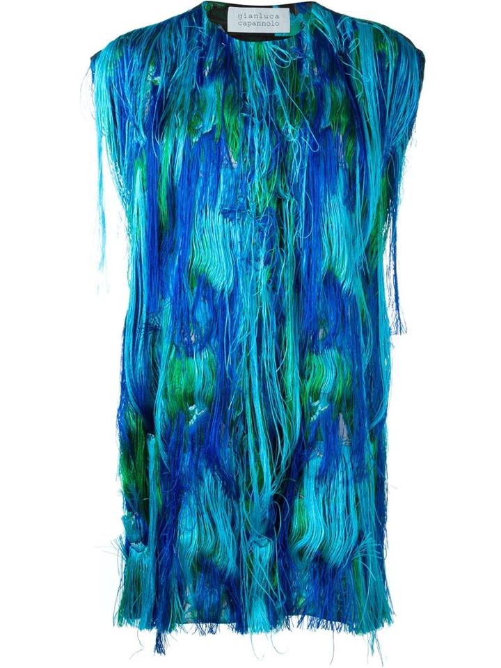 Gianluca Capannolo Fringed Oversized Vest