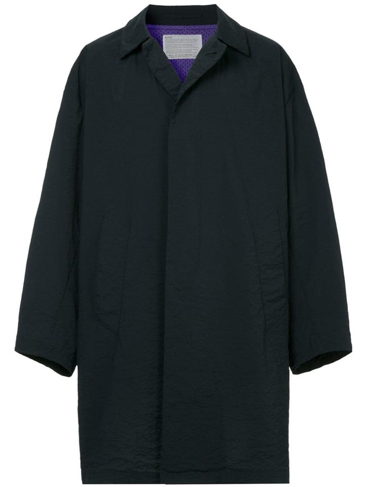 Kolor Oversized Coat - Blue