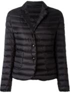 Moncler 'leyla' Padded Jacket, Women's, Size: 4, Black, Feather Down/nylon/polyamide/goose Down