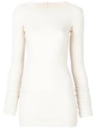 Rick Owens Long Sleeved T-shirt - Nude & Neutrals