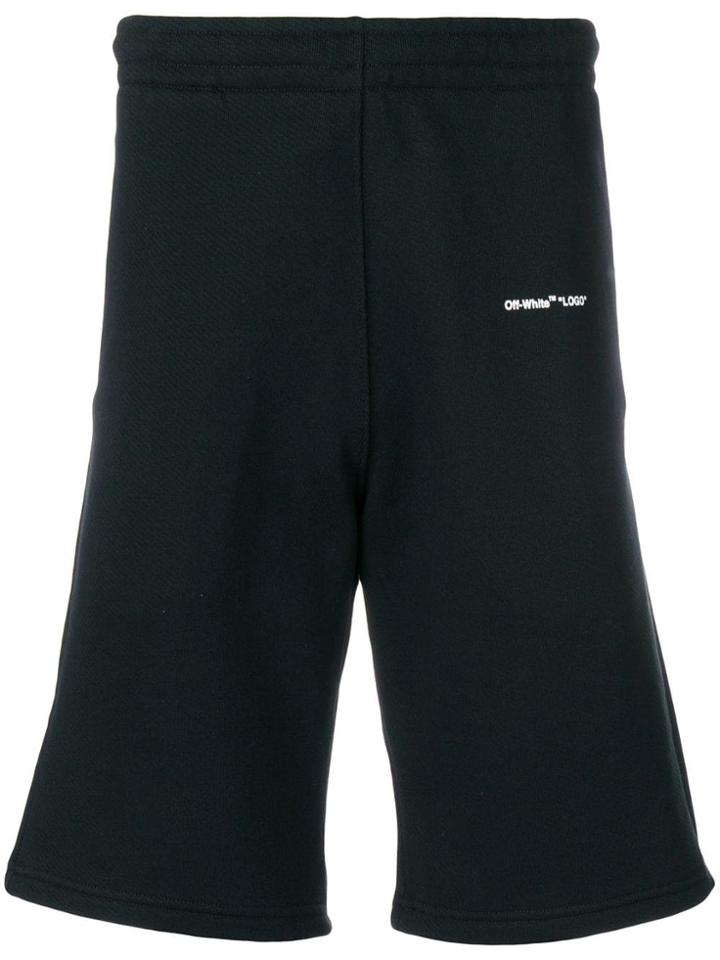 Off-white Logo Jogging Shorts - Black