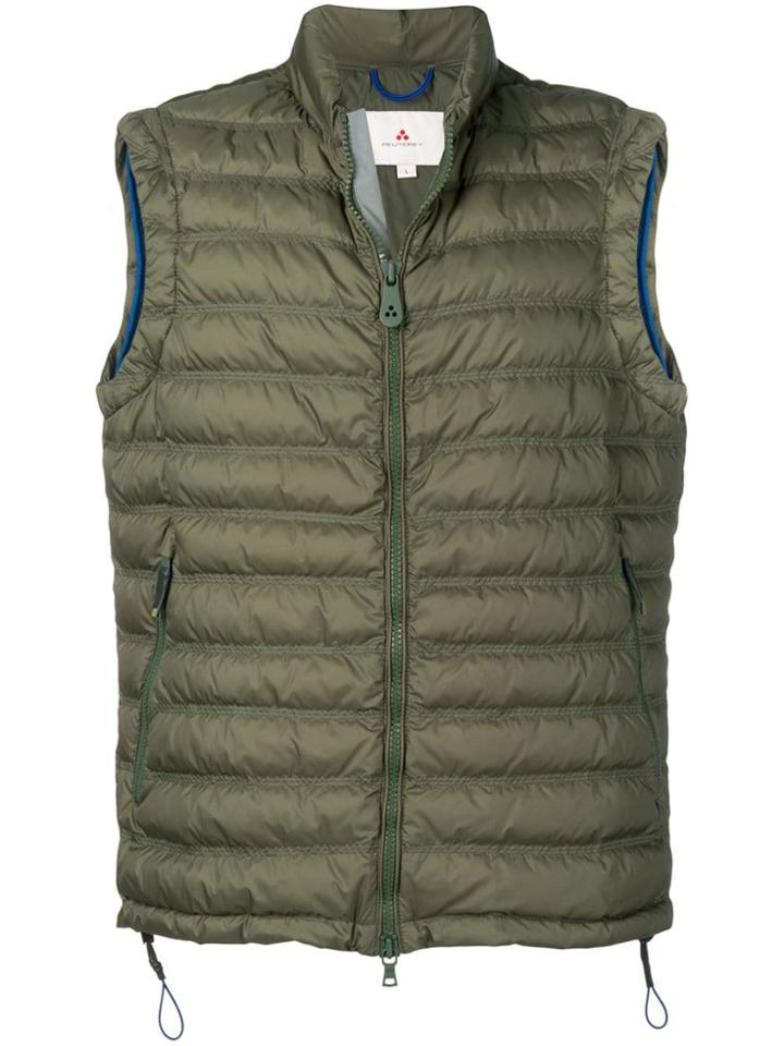 Peuterey Sleeveless Padded Gilet - Green