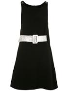 Andrea Bogosian Belted Pullover Couture Dress - Black