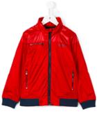 Boss Kids Logo Print Windbreaker Jacket, Boy's, Size: 8 Yrs, Red