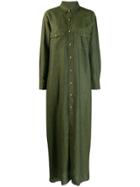 Marques'almeida Maxi Shirt Dress - Green