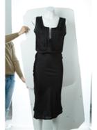 Haider Ackermann Overlay Wrinkled Dress