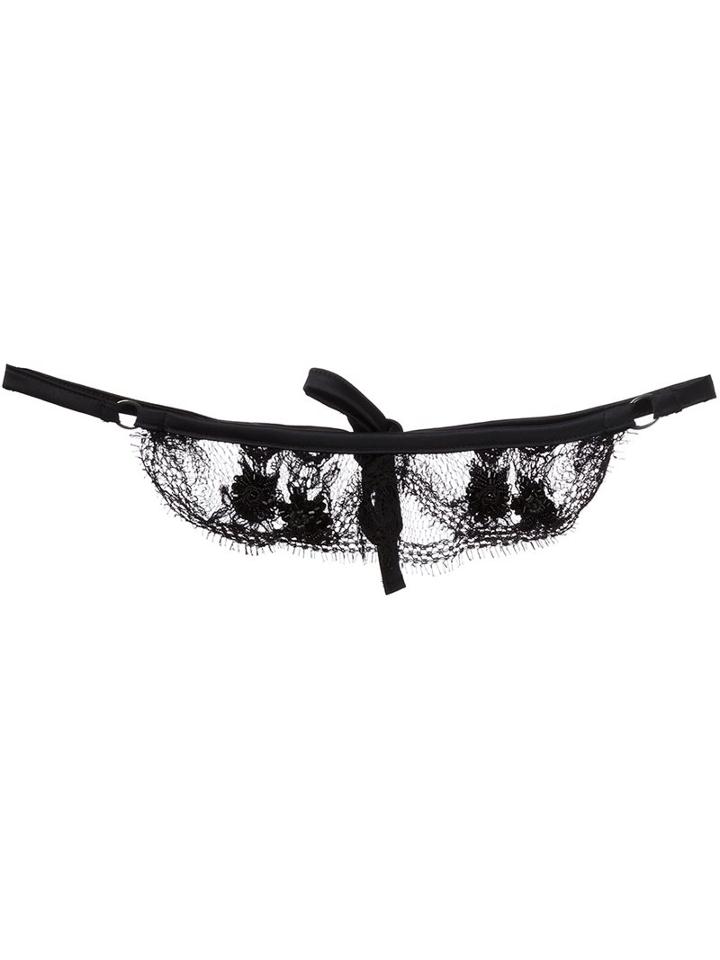 Lascivious - 'sarah-lou' Blindfold - Women - Cotton/polyamide/spandex/elastane - One Size, Black, Cotton/polyamide/spandex/elastane