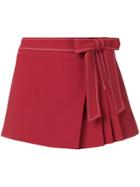 Red Valentino Pleat Detail Skort