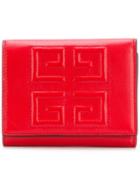 Givenchy 4g Trifold Wallet - Red
