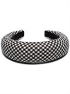 Racil Gingham Padded Headband - Black
