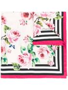 Dolce & Gabbana Rose Print Scarf - Multicolour