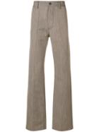 Marni Patterned Flared Trousers - Neutrals
