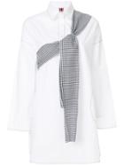 I'm Isola Marras Sleeve Tie Detail Shirt - White